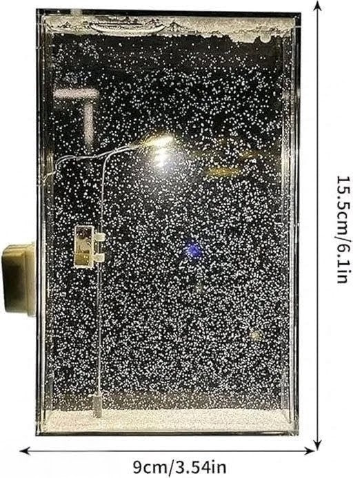 DIY Snowfall Night Lamp