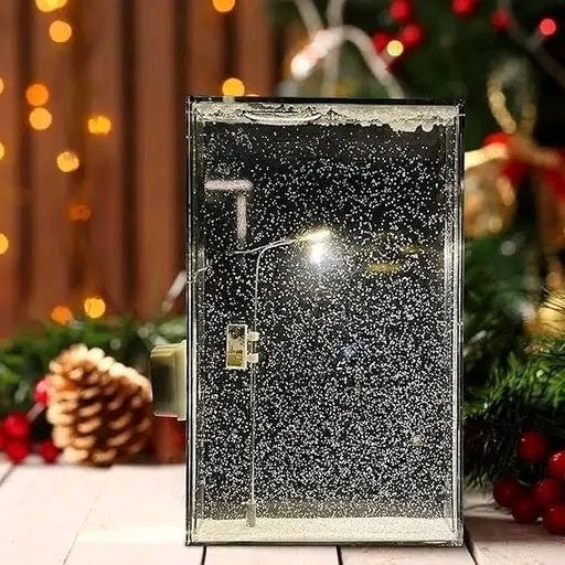 DIY Snowfall Night Lamp